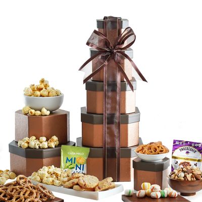 Broadway Basketeers Gourmet Chocolate Food Gift Basket Christmas Holiday Snack Gifts for Families, College, Delivery for Birthdays, Appreciation, Thank You, Get Well Soon, Care Package