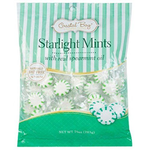 Coastal Bay Starlight Mints~Spearmint~10 ounce Bag (Pack of 3)