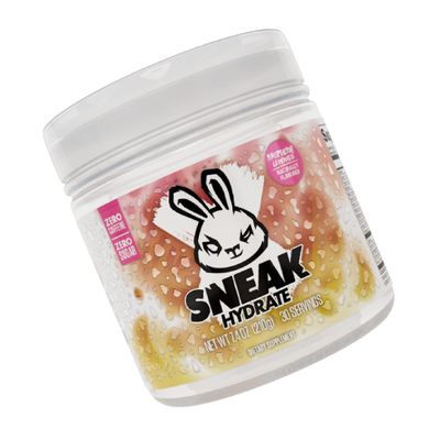 SNEAK | Raspberry Lemonade Hydrate | Zero Caffeine, Zero Sugar, Natural Flavours &amp; Colours, Ashwagandha KSM-66, Coconut Water | 30 Servings
