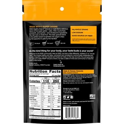 Kind, Granola Clusters, Oats And Honey, 11 Oz