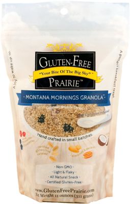 Gluten-Free Prairie Montana Mornings Granola, Certified Gluten Free Purity Protocol, Non-GMO, Vegan, 11 Ounces (Pack of 2)