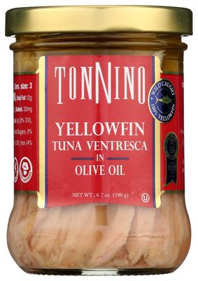 Tonnino Ventresca Tuna in Olive Oil 6.7 oz. Jars (Pack of 2)