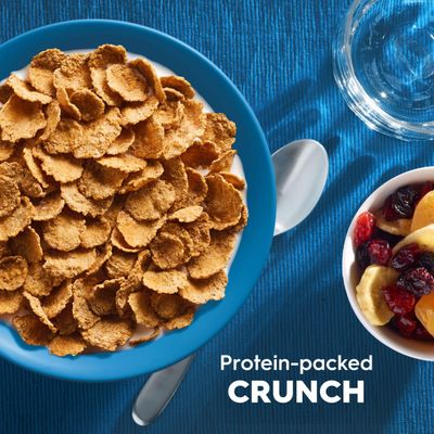 Kellogg's Special K Protein Breakfast Cereal, Protein Cereal, Family Breakfast, Original Multi-Grain Touch of Cinnamon, 12.9oz Box (1 Box)