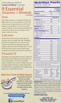 Cream of Wheat Instant Hot Cereal, Maple Brown Sugar, 12.3 Ounce