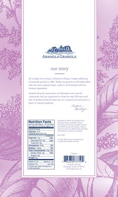 Anahola Granola | Snacks Variety Pack For Adults | Healthy Snacks For Kids | Healthy Snack Box | Low Calorie Snacks | Cereal (Original, 12 oz)