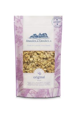 Anahola Granola | Snacks Variety Pack For Adults | Healthy Snacks For Kids | Healthy Snack Box | Low Calorie Snacks | Cereal (Original, 12 oz)