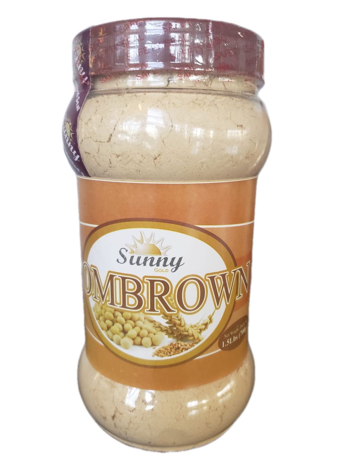Sunny Gold Tombrown Cereal 1.5LB (700G) Bottle - Tom Brown Porridge