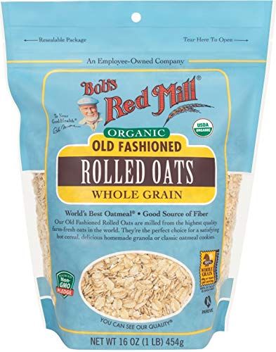 Bob&#39;s Red Mill Organic Oats Rolled Regular, 16 Ounce