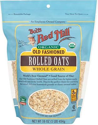 Bob&#39;s Red Mill Organic Oats Rolled Regular, 16 Ounce