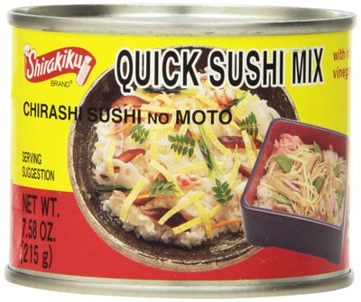 Shirakiku Quick Sushi Mix Chirashi, 7.58-Ounce Units (Pack of 6)