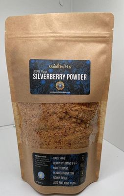 Angel's Peel Lounge Silver Berry Powder- powder-silverberry-100% Natural- Super Immune Vitamin C Superfoods for Beverage, Smoothie and Drinks -8 fl o