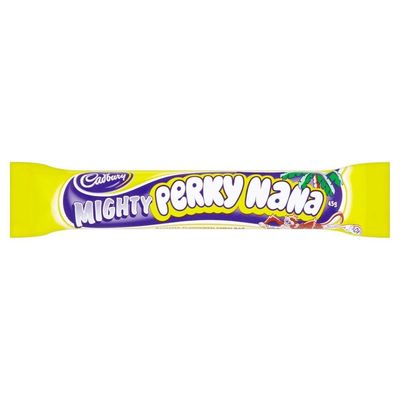 Cadbury Mighty Perky Nana Chocolate Bar (45g) - Pack of 6