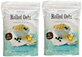 Trader Joes Rolled Oats Gluten Free 2-lb Bags (Pack of 2)