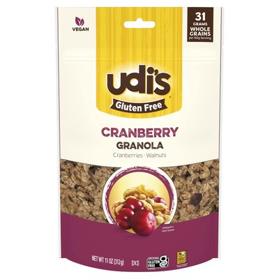 Udi&#39;s Gluten Free Cranberry Granola, 11 oz