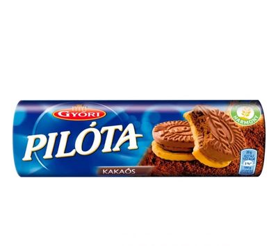 Pilota Biscuits Filled with Cocoa Cream 180 G - Authentic Hungarian (Pack of 1)