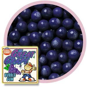 Grape 1 Gumballs, 1LB