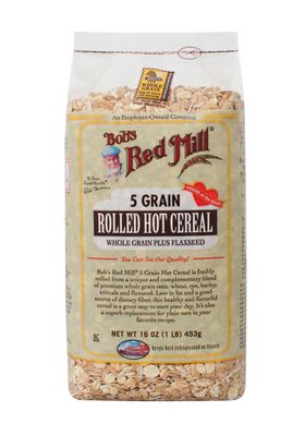 Bob&#39;s Red Mill 5 Grain Rolled Hot Cereal, 16-ounce