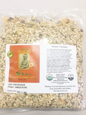 Daddy&#39;s Organic Muesli (5lb Bulk Box)