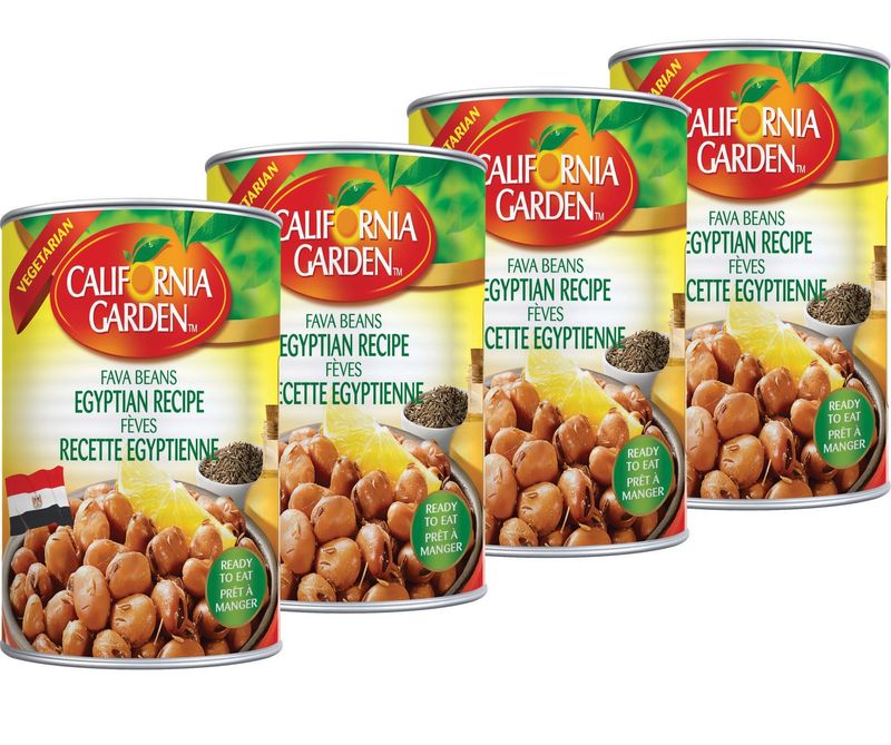 California Garden - Egyptian Style Fava Beans 16 oz (4 Pack)