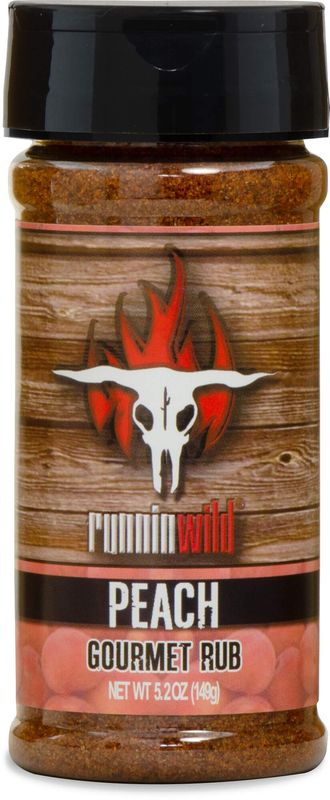 Gourmet BBQ Peach Rub Seasoning | Runnin&#39; Wild Foods, 5.2 ounces