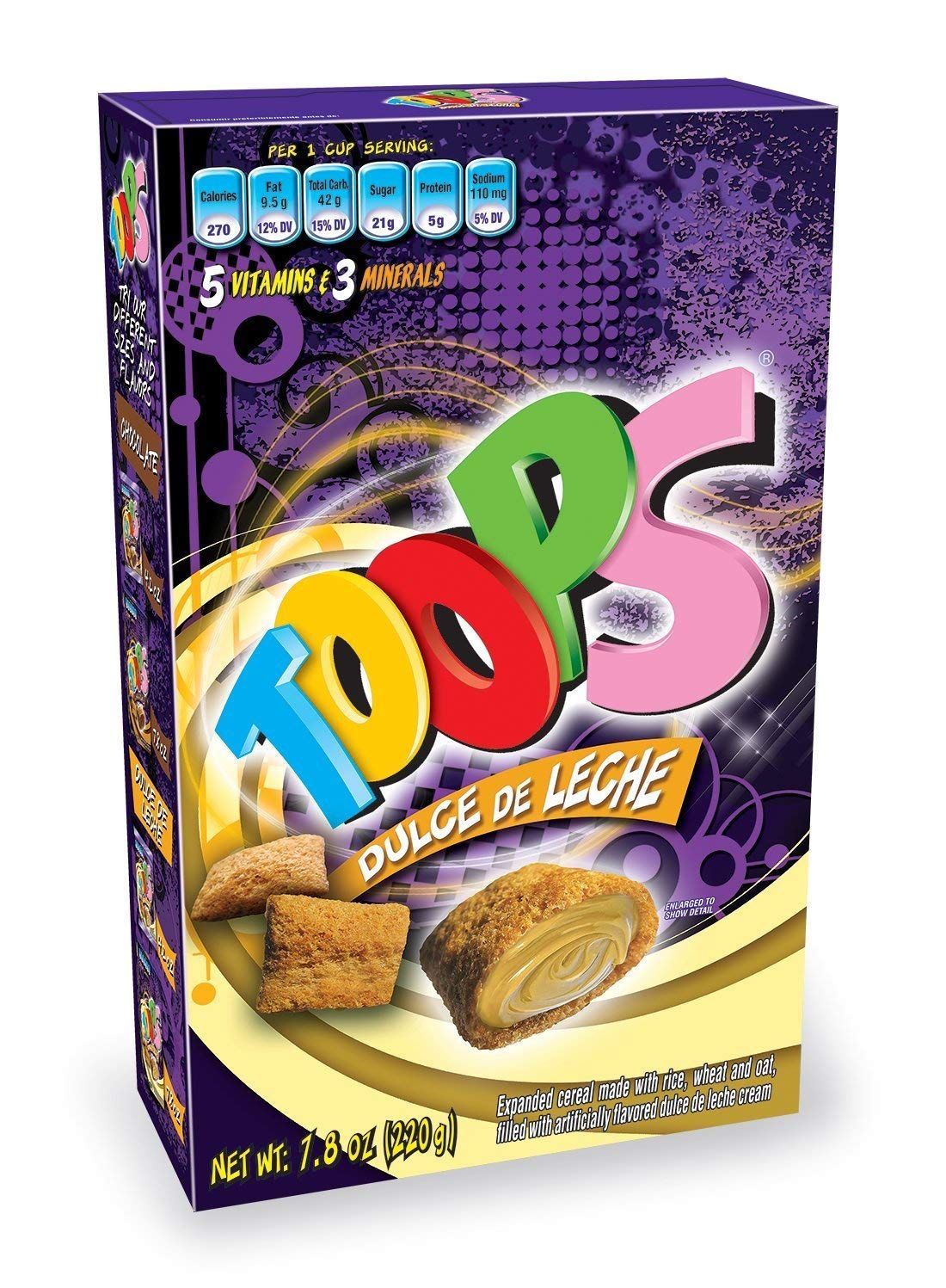 TOOPS Dulce de Leche Cereal, 7.8 Ounce (220 grams) (1 Pack)