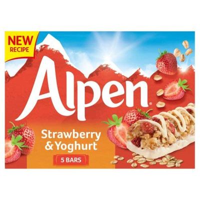 Alpen - Strawberry &amp; Yogurt Cereal Bars - 145g