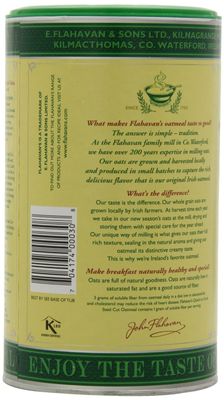 Flahavan's Irish Steel Cut Oatmeal, 24-ounce Drums (Pack of 6)