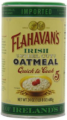 Flahavan&#39;s Irish Steel Cut Oatmeal, 24-ounce Drums (Pack of 6)