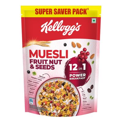 Kellogg&#39;s Muesli with 21% Fruit and Nut Pouch, 750 g