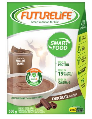 FUTURELIFE Smart Food | 500g/17.6oz | High In Protein | Gluten Free | Keto Friendly | High In Vitamins | High In Minerals | High In Fiber | (Chocolate, 2 Pack)