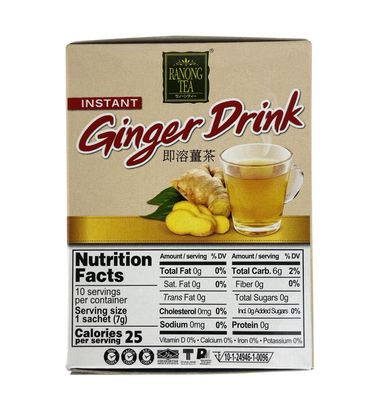 Ranong Tea Instant Ginger Drink 100% Ginger (1)
