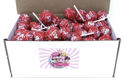 SECRET CANDY SHOP Tootsie Pops Lollipops 40 Lollies in a Box (Cherry)