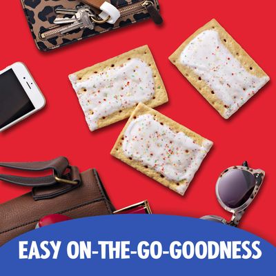 Pop-Tarts Toaster Pastries, Frosted Strawberry, 22oz (72 Count)