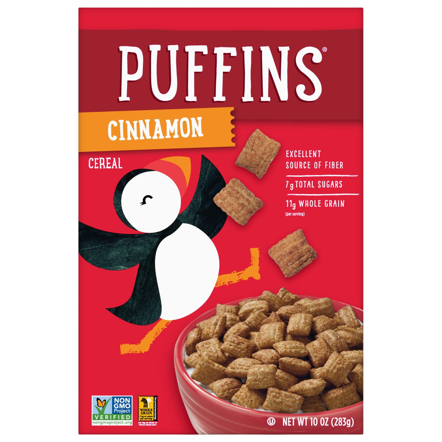 Barbara&#39;s Puffins, Cinnamon, 10 oz