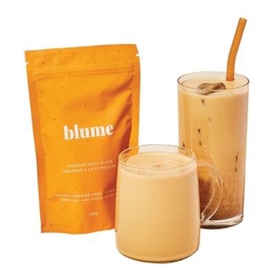 Blume Pumpkin Spice Latte - Superfoods Powdered Latte - Syrup free, Organic &amp; Vegan Latte - 30 Servings (125g)