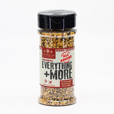 The Spice Lab Everything Bagel Seasoning Blend - 4.6 oz Shaker Jar - Premium Everything Seasoning for Bagels - Gourmet PALEO and KETO Approved Spice - The Perfect Everything Bagel Spice - 7079