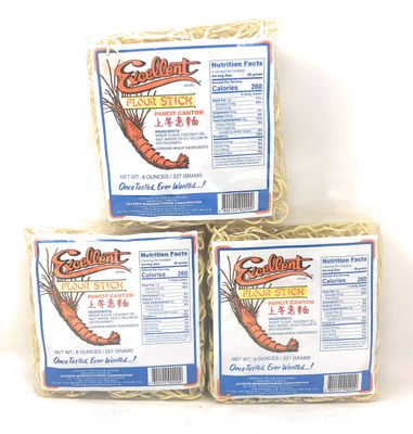 Excellent Pancit Canton Noodles, 8oz (227 Grams) 3 Pack