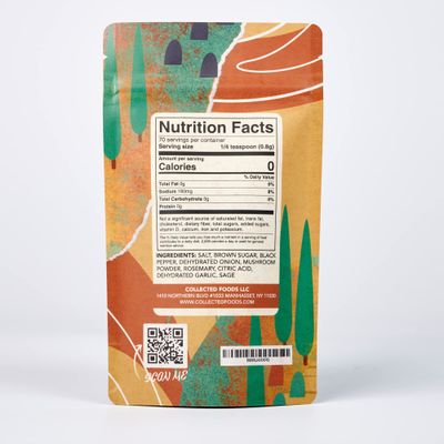 Collected Foods Italian Tuscan Seasoning - All-Natural, Small Batch Spice Blend by Pro Chefs for Grilling, Vegetables, Salad Dressings, and Olive Oil Dipping - (2 oz Package)