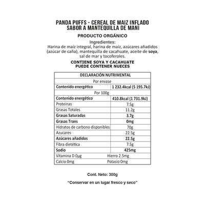 EnviroKidz Peanut Butter Panda Puffs Organic Cereal, 10.6 oz