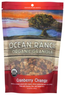 OCEAN RANCH ORGANICS Organic Cranberry Orange Granola, 10 OZ