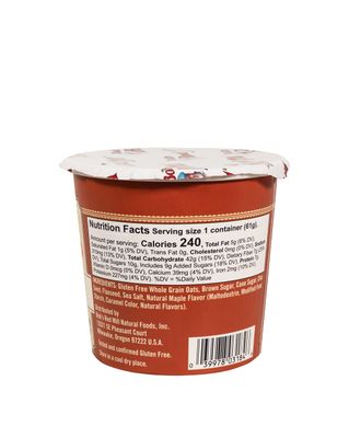 Bob's Red Mill GF Oatmeal Cup, Maple &amp; Brown Sugar, 2.15 Ounce Cup (Pack of 8), Gluten Free, Non-GMO, Whole Grain, Kosher