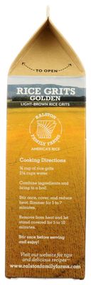 Ralston Family Farms Golden Rice Grits, Gluten Free, Non GMO, 16 Ounces (Pack Of 6)