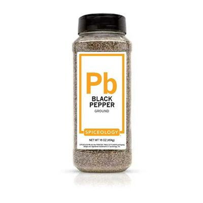 Spiceology - Ground Black Pepper - Fine Table Grind 16 oz