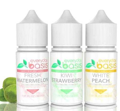Everyday Basis Monkfruit Sweetened Water Flavoring - Liven Up Your Water - Great Taste - Great Flavors - Keto Friendly, 0 Calories - No Dyes or Food Coloring (Summer Variety Pack)