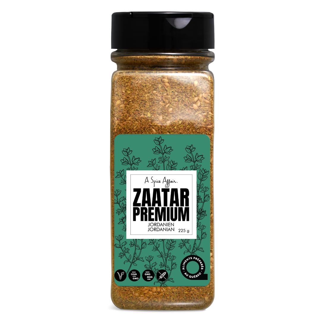 A Spice Affair&#39;s Zaatar Seasoning Premium Jordanian 225 g (7.9 oz) Zaatar - Herbs Spice Blends &amp; Seasonings
