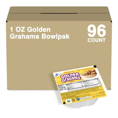 Golden Grahams Cereal Single Serve Bowl, 1 Oz (Pack of 96)
