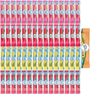 Crystal Light Sugar Free Lemonade, Fruit Punch, Raspberry Lemonade and Wild Strawberry Powdered Drink Mix Variety Pack - Plus 1 Peach Tea Pitcher Packet (61 Count)