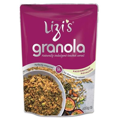 Lizi&#39;s Passionfruit Pistachio Cereal 400g