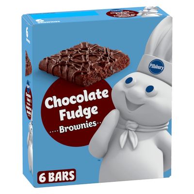 Pillsbury Chocolate Fudge Brownies Bars, 150g/5.3 oz. (Imported from Canada)