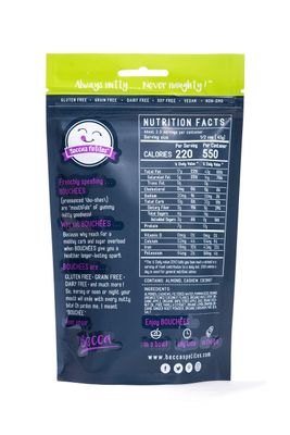 Beccas Petites Grain Free Granola - Mixed Nuts, Seeds - Original (Maple Syrup, Apple, Cinnamon) - Paleo, Gluten Free Snack I Granola or Cereal Topping - No Artificial Ingredients, 4 Oz Bag (2-Pack)